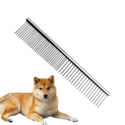 dewdat Pet Comb - Metal Hair Removal Comb for Cats and Dogs