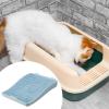 FewNvWa Double-Layer Cat Litter Mat, Non-Slip PP, Blue view 2