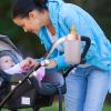 Stroller Cup Holder Organizer with Tissue Holder view 2