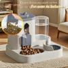 Automatic Food Dispenser with Spill-Proof Water and Treat Accessory view 4