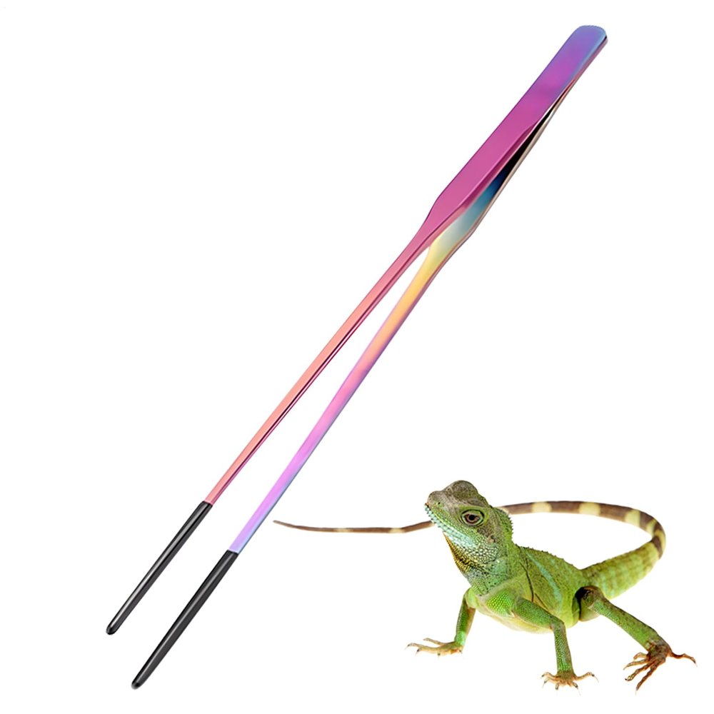 Tiajingzi Aquarium Feeding Tweezers, Stainless Steel