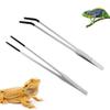 2-Pack Reptile Feeding Tongs, 27 cm Stainless Steel view 1