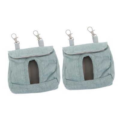 Foldable Food Bags for Guinea Pigs, 2-Pack, Blue, Sturdy