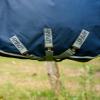 Amigo 1200D Turnout Blanket 0g, 155, Navy/Titanium Gray & Silver view 3