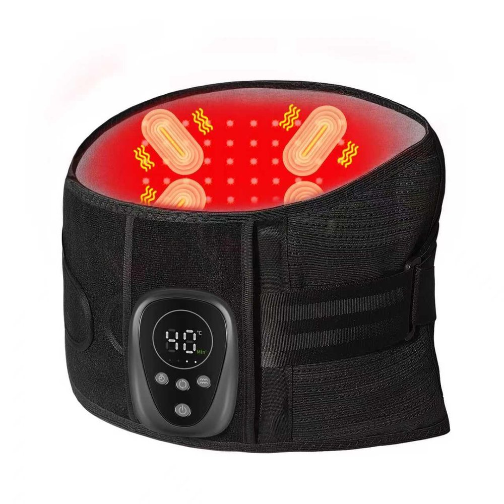 HONGJING Red Light Therapy Back Massage Belt for Pain Relief