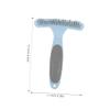 Double-Row Dematting Comb for Pets, Plastic and Metal view 2