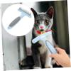 Double-Row Dematting Comb for Pets, Plastic and Metal view 4