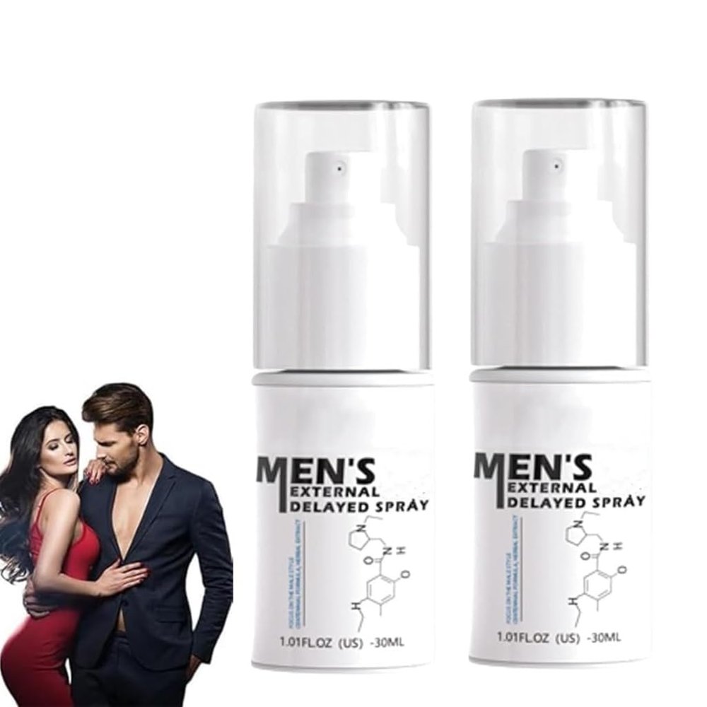 Long-Lasting Delay Spray for Men, External-Use Stimulation Spray (2 pcs.)
