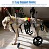 Adjustable Dog Wheelchair for Disabled Dogs, Injured or Lame Dogs, with Front and Rear Leg Support view 3