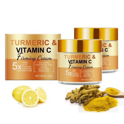 Turmeric Vitamin C Face Cream, 10% Vitamin C, Anti-Aging Moisturizer