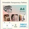 Yesallwas A4X2 Tattoo Paper Set for Inkjet and Laser Printers view 2