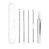 JZK 5-Piece Blackhead and Blemish Removal Tool Set view 1