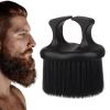 Mustache and Beard Brush, Professional Barber Tool, 10 cm view 1