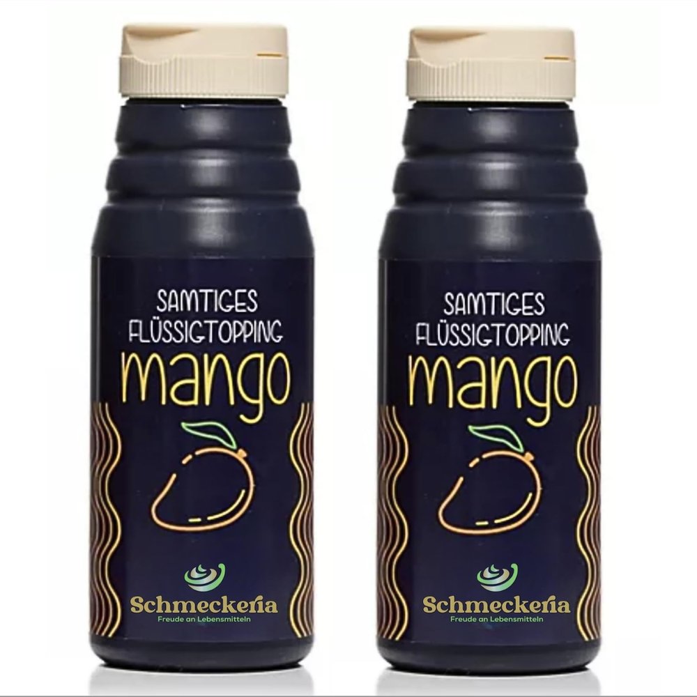 Mango Dessert Topping 2-Pack (2 x 225 ml) – Tropical, Creamy & Intense