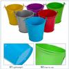 6 Small Tinplate Buckets for Succulents, Colorful and Child-Friendly view 3