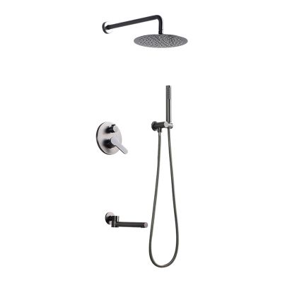 YCVAWEOD Wall-Mounted Shower System with Handheld Shower
