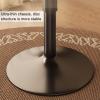 PAKMEZ Small Height-Adjustable Laptop Table, Space-Saving Metal Frame, Black view 4