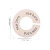 ibasenice Round Closet Dividers for Baby Clothes, Newborn to Toddler, with Month and Wardrobe Labels view 2
