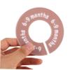 ibasenice Round Closet Dividers for Baby Clothes, Newborn to Toddler, with Month and Wardrobe Labels view 4