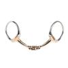ES0013 Eggbutt Snaffle, Double-Jointed Copper, 70 mm/13 mm, 12.5 cm view 4