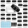 24-Pack 20 ml Cosmetic Jars with Lids, Spatulas and Labels view 1