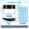 24-Pack 20 ml Cosmetic Jars with Lids, Spatulas and Labels view 2