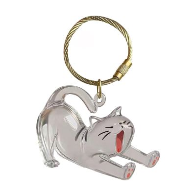 Dog Hair Keychain, Refillable Pet Hair Keyring