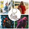 Dog Hair Keychain, Refillable Pet Hair Keyring view 4