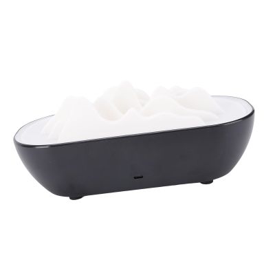 Jiawu Home Aromatherapy Diffuser, Serene Mountain Landscape, Compact Humidifier, Super Quiet, USB Cable, Black