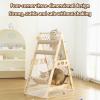 Cat Tree Tower with Net Bag and Hammock for Indoor/Outdoor Cats view 2