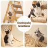 Cat Tree Tower with Net Bag and Hammock for Indoor/Outdoor Cats view 4