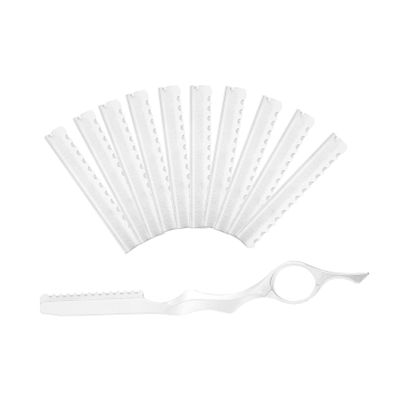 MUCKLILY Manual Hair Thinning Razor with 10 Replacement Blades