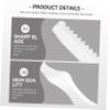 MUCKLILY Manual Hair Thinning Razor with 10 Replacement Blades view 3