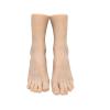 JVDDI Male Mannequin Foot Models, Silicone Nail Art Practice Feet, Human Dummy Medical Shoe Display Props 4601 (Toe Bones, One Pair) view 1