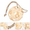 Toddmomy Bamboo Feed Ball for Small Pets view 2
