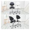 FXLUHAY Adjustable Saddle Stool with Backrest for Beauty Salons, Massage, Dental Clinics, and Home Offices, White, 140# view 3
