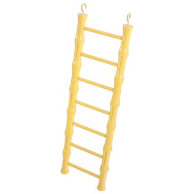 Plastic Bird Ladder Toy, Yellow, Smooth and Safe