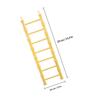 Plastic Bird Ladder Toy, Yellow, Smooth and Safe view 2