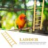 Plastic Bird Ladder Toy, Yellow, Smooth and Safe view 3