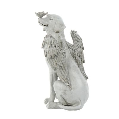 ERINGOGO Resin Guardian Angel Memorial Stone for Dogs and Cats