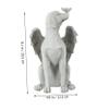 ERINGOGO Resin Guardian Angel Memorial Stone for Dogs and Cats view 2