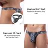Eagerlove Men's T-Back Thong Underwear - Gray X-Large view 3