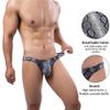 Eagerlove Men's T-Back Thong Underwear - Gray X-Large view 4