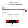 Telescoping Window Cleaning Set with Aluminum Brush and Spray Cleaner, for Solar Panels and Exterior Windows, 9 m view 2