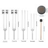 Tuning Fork Set with Activator, 128 Hz, 136.1 Hz, 256 Hz, 384 Hz view 2