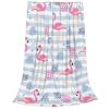 Salelf Flamingo and Pineapple Super Soft Flannel Fleece Throw Blanket, Plush, Lightweight, for Bed or Couch, Multiple Sizes view 2