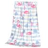 Salelf Flamingo and Pineapple Super Soft Flannel Fleece Throw Blanket, Plush, Lightweight, for Bed or Couch, Multiple Sizes view 3
