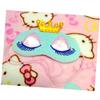 SOIMISS 2-Pack Girls' Sleep Masks, Cartoon Crown Shape with Long Lashes, Plush Eye Covers with Adjustable Band view 3