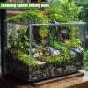 40 cm Jumping Spider Enclosure, Magnetic Leather Hide Box with Climbing Vines for Geckos, Lizards, Frogs, Beetles and Crickets view 3