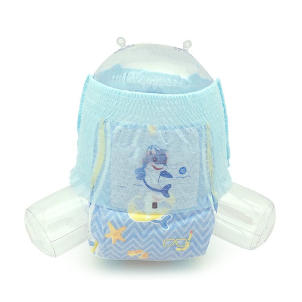Xiuganpo Baby Swim Diaper, Soft Reusable Cotton Swim Diaper, Leak-Resistant, XL